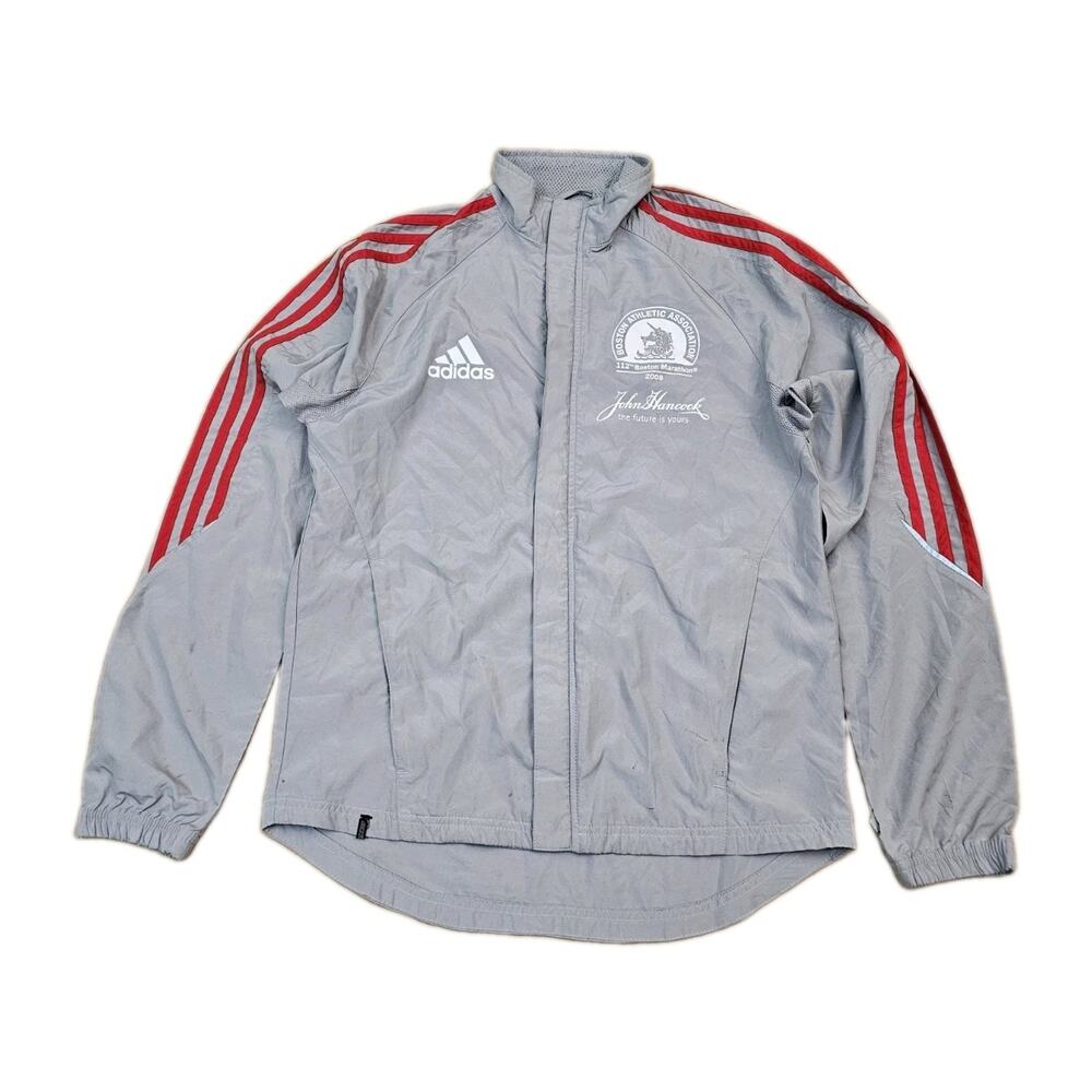 April 2008 Adidas 112th B.A.A. BOSTON MARATHON Clima365 XS Jacket Gray